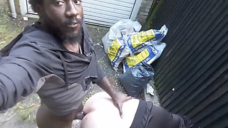 Leonard Brose, the first black Italian pornstar, gets down with a white girl who has a big booty