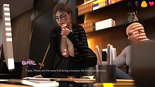 Office Boss Licking Step Sister Pussy