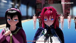 MMD Kiss me song netorare: Big Tits, Big Ass  Hardcore Porn