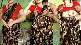 Newly married hot bhabhi went to brother - in - law room and quenched her pussy thirst.