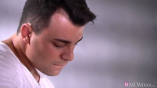 Sexy French MILF In Black Stockings Sophia Laure