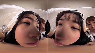 Yuka Hirose And Sora Minamino - Retiring Maid Teaches New Hire The Naughty Ropes Part 2