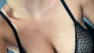 Stacked brunette goes solo toys and masturbation
