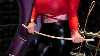 Miss Alessa Milano Bondage Caning Bastonade