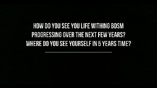 How Do You See Your Life Within BDSM