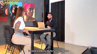 Salome Gil And Aivanputin - Crazy Milf Calls To Her Teacher Wishing To Have Sex With Him After Her Husband Went To Work