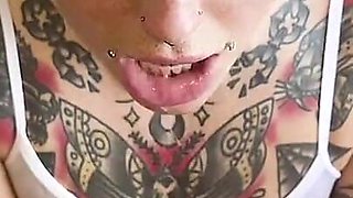 Piss Hungry Slut Deepthroat and Mess