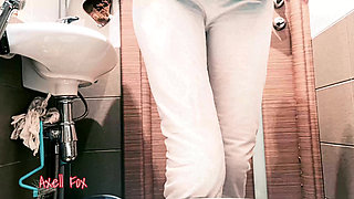Sperm Drain #2. Special Version. Blonde MILF Bitch Drains Cum Down the Toilet. Cum Fetish. Camera in Toilet. Natural Sperm