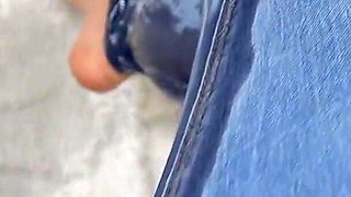Wet and Happy Jeanspiss - Uncut!