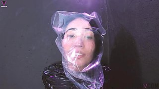 HD Moni Lee First Mummification Breath Play Bag Swimcap