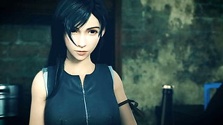 Final Fantasy Hentai: Tifa & Aerith Fuck Cloud in New Dreams Episode 1