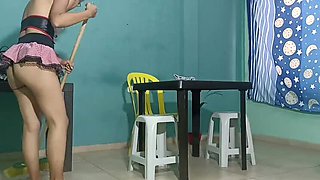 Skinny Latina Housewife Gets Fucked Hard By Stepbrother - Homemade Creampie & Dirty Talk