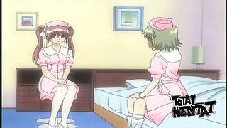 Horn-mad animated nurses love to spend the break while fucking hard