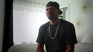 Blonde MILF beauty lives to suck and fuck big black cock