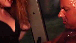 Crazy! College Student Gets Fucked in the Bus by the Teacher Together with Her BF Part 2