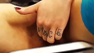 Goth Slut Mai Bailey Bends Over for a Glory Hole Fuck and Facial