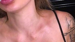 Hot Brunette Girlfriend POV Blowjob
