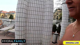 Stacy Crystal Pretty Blonde Tourist W Perfect Ass Gets an Anal Creampie - Immoral 4K