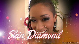 Skin Diamond POV Sloppy Blow Job Facial - Exclusive Scene - JulesJordan
