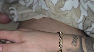 Step mom hand help step son big dick with low erection
