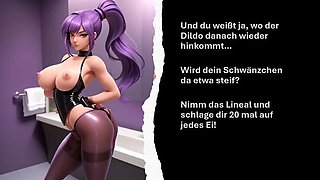 Dominant German Mistress Fucks Your Ass Hard - Femdom Anal JOI