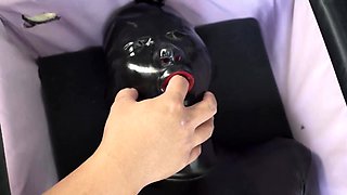 Asian japanese amateur has deep throat