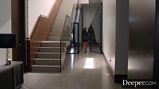 Adriana Chechik & Maitland Ward Foursome Blowjob Facial Squirting Interracial