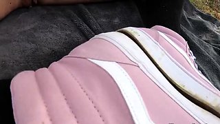 Cute Schoolgirl loud Orgasms, swallows HUGE cumshots -