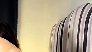 PeaceGladman doggy brunette shows juicy fuckable ass online