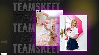 TeamSkeet - Horny Stud Gets His Oiled Up Big Titted Christmas Dream Cum True: Porn