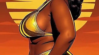 Bold Black Woman Animated to Tease