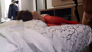 Granny Tied, Sucks, Fucks, Swallows Cum
