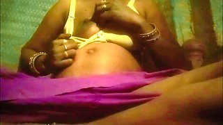 Desi Wife Pregnant Red Pusssy Fingerings