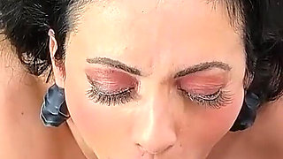 Blow in POV for Big Black Cock