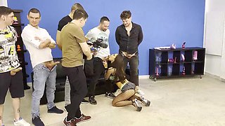 Behind The Scenes Fast And Furious Fuck Wet Monika Fox 6on1 Gangbang, Double Anal, Deepthroat, Rough, Wrecked Arse, Pee Drink/Shower, Squirting, Cum in Mouth And Swallow