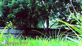 Mowing the Lawn Naked Voyeur