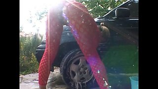 Amateur Italian Threesome Car Wash Fuck with Alex Magni