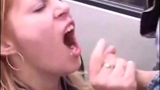 Public cumshot compilation