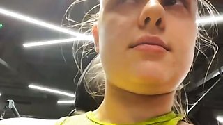 Train and masturbate in the gym