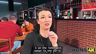 HD Toilet Sex with Charlotte Grey - Brunette Cheating Wife Fucked by Stranger in WC