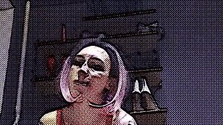 Lady Angela Spit Cartoon Effects