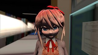 DDLC girls farting animation