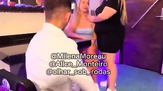 Blonde With Natural Big Boobs Loves Putting A Toy In Her