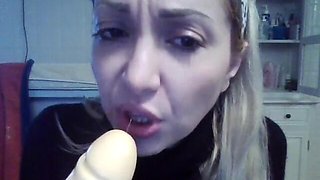 Innocent Face Suck Cock!