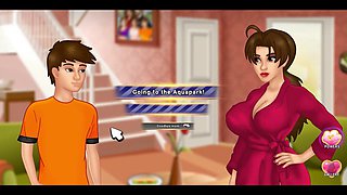 Out of this world summertime saga featuring sexy Misskitty2k in a wild anime adventure