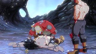 Wild hentai girl battle in public for kicks, featuring pure onyx gameplay