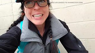 Nerdy Faery Public Piss Adventure: Dumpster, Docks & Toilet Fun