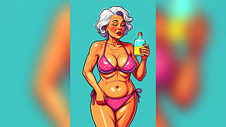 Old Granny Teasing Animation