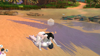 Sex on Private Beach with Beautiful Girlsfriend