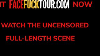 Submissive 18yo Redhead Latina Hardcore Throat Fucked On Her Knees